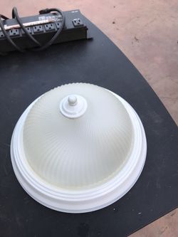 White Ceiling light fixture