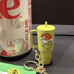 GRINCH Tumbler Keychain