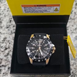 Invicta Men's Watch with Black Rubber Strap