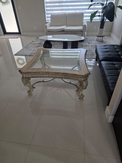 glass table for living room