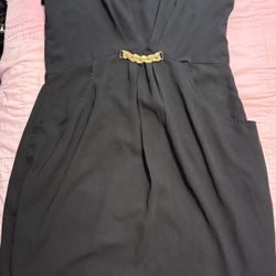 Black Dress With Pockets Size Medium