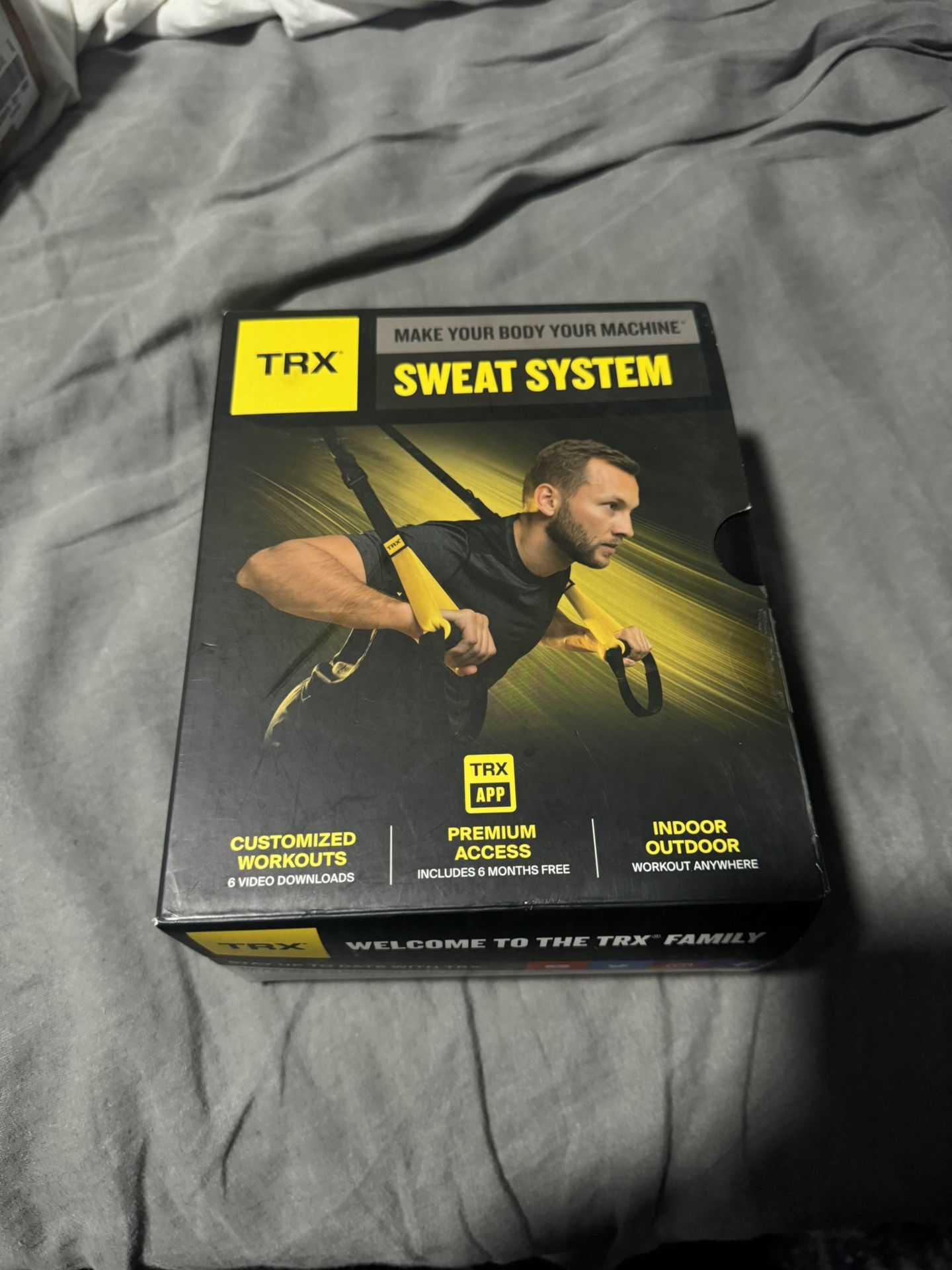 TRX GO Suspension Trainer System, Full Body Workout for All Levels & Goals,  Lightweight & Portable,