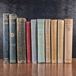 Antique Literature Book Bundle – 10 Classic Volumes (1886–1925)