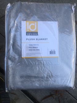 Queen plush blanket