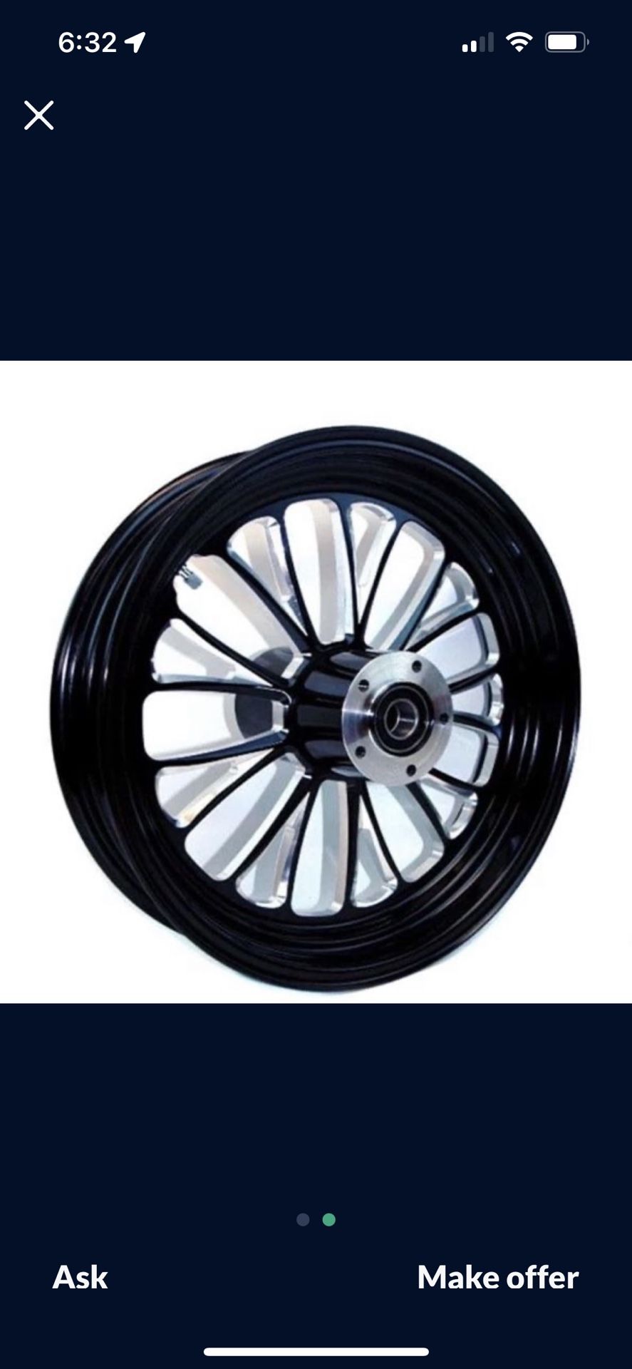 Rims For Harley Motorcycle 21 Front & 16 Rear
