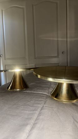 Metallic Cake Stands