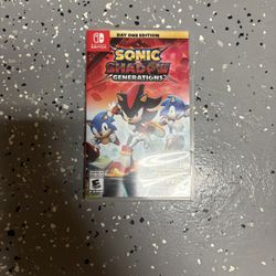 Sonic Shadow Generations Day One Edition for Nintendo Switch