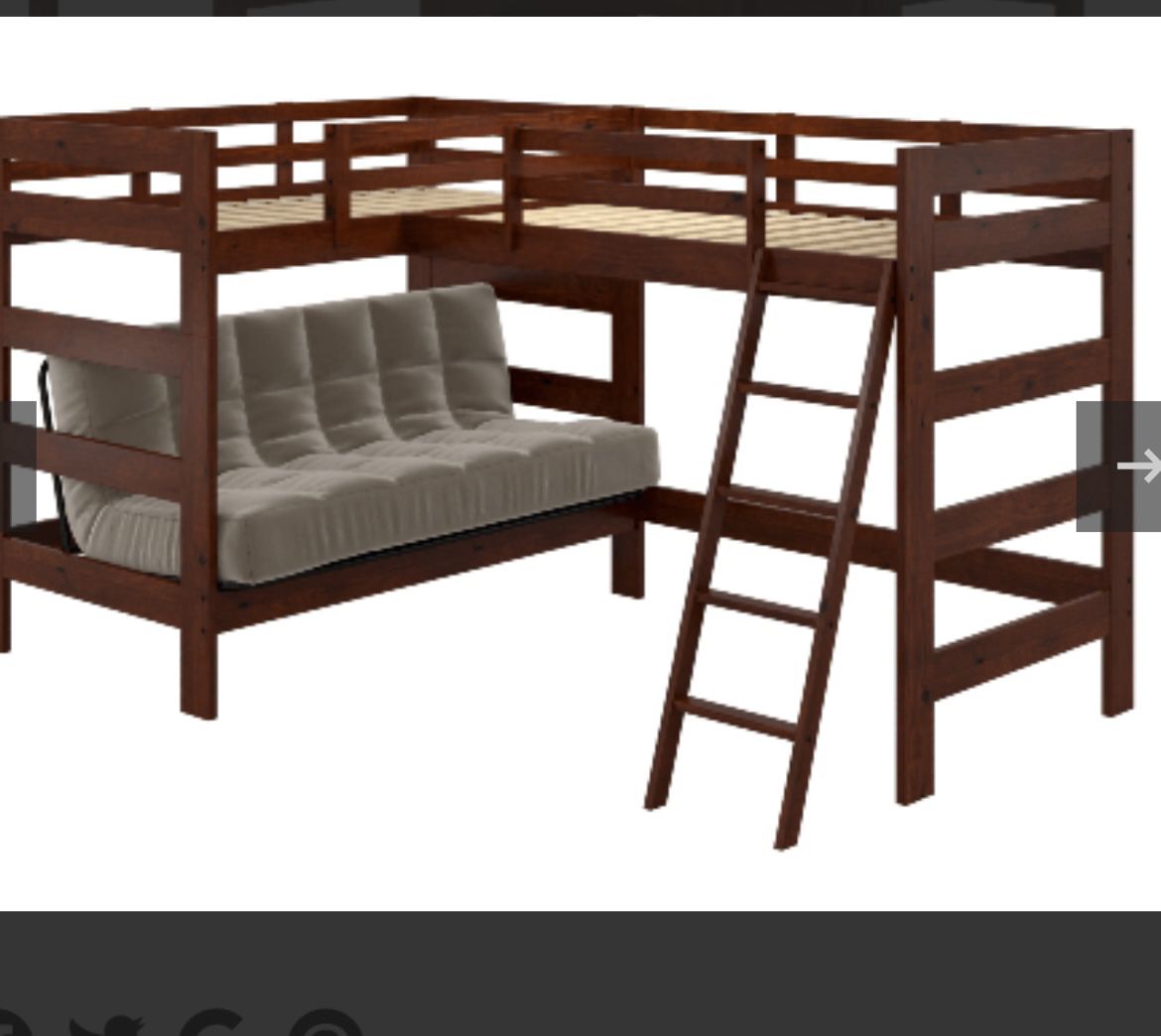 Bunk Beds With Futon 