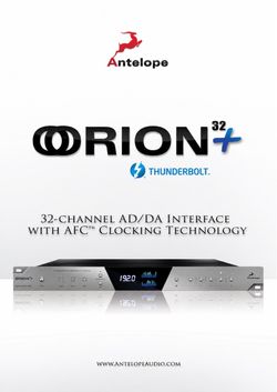 Antelope Audio Orion32 – Professional 32-Channel AD/DA Interface