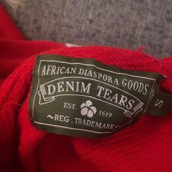 Denim Tears Hoodie Red 
