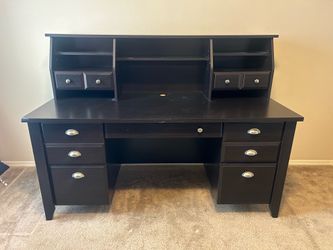 Desk dark chestnut brown
