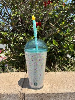 Starbucks 2025 Birthday Confetti Domed Grande Tumbler 16oz