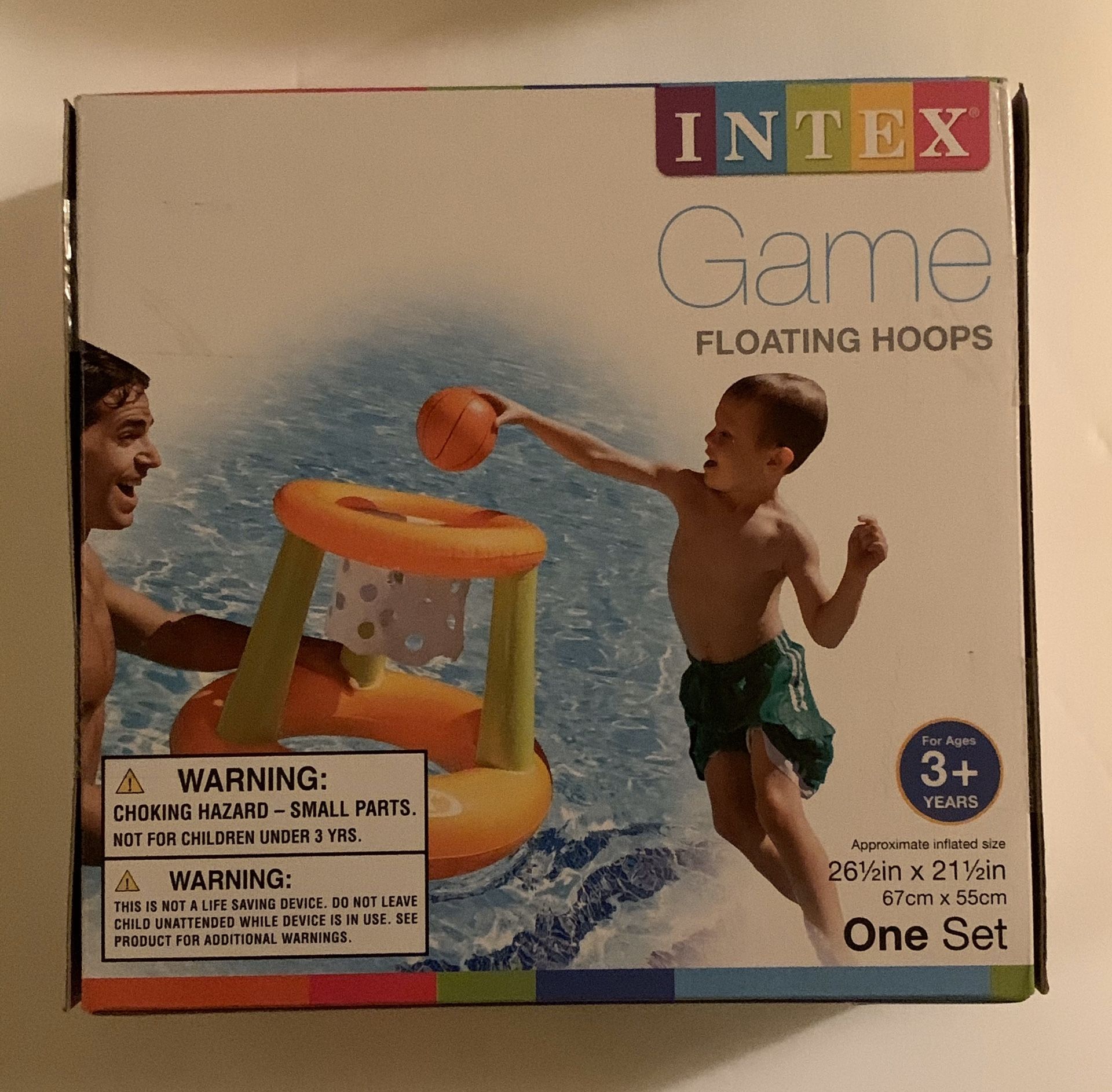 Intex floating hoops
