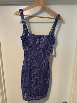 Windsor Navy Sequin Dress – Size M – Brand New w/ Tags – HOCO