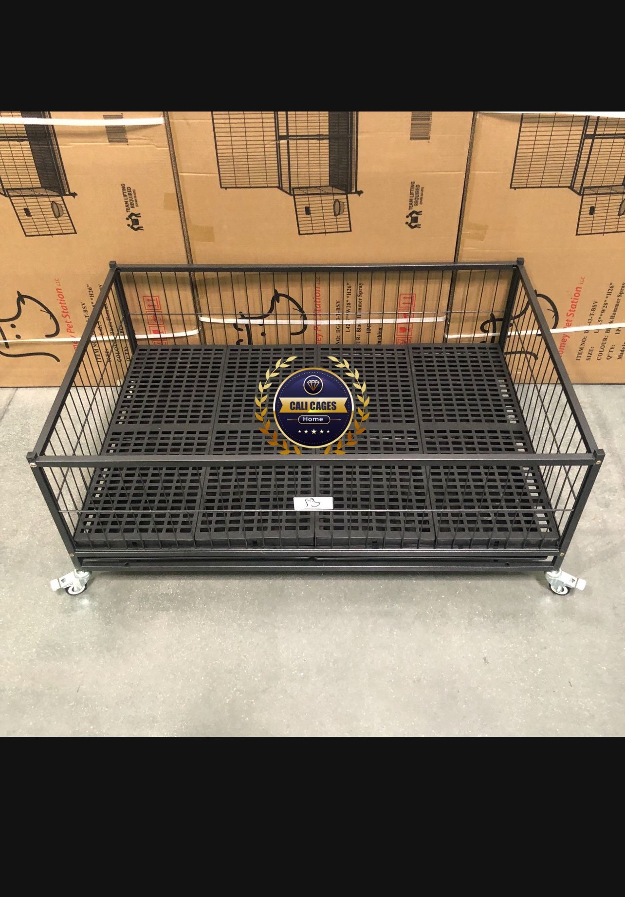 Dog Whelp Cage Kennel Size 43 With Platsic Grid And Tray New In Box 📦