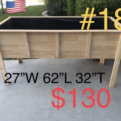 Wood Planters Box Bed Garden
