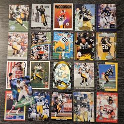(21) All Different Rod Woodson Football Card Lot Pittsburgh Steelers 