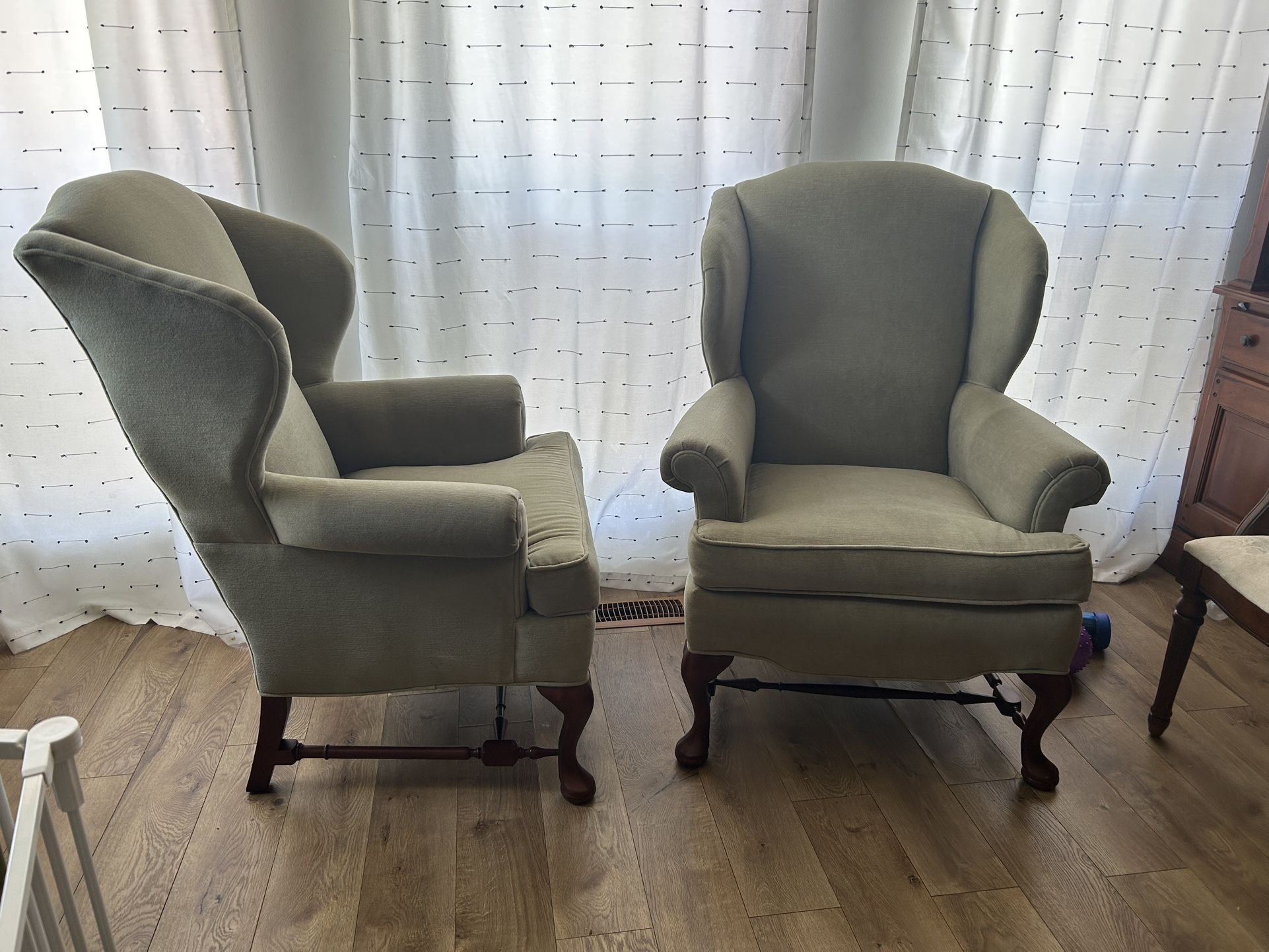 Two Matching Pennsylvania House Wingback Chairs