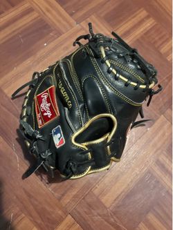 Rawlings Heart Of The Hide Black and Gold Catchers Mitt