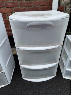 Free 3 tier sterilite bins