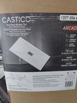 Castico 32x60 Shower pan base