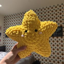 Handmade Crochet Star Plushie PICKUP ONLY