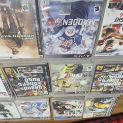 PS3 GAMES  (Dusty Cases But Perfect Discs)