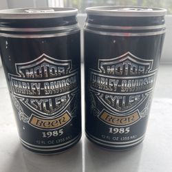 Vintage Harley Davidson Beer 1985 