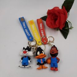 3pc Looney Tunes Keychain