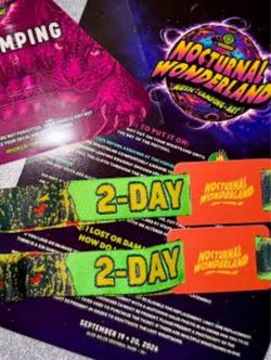 Nocturnal 2 Day GA wristband
