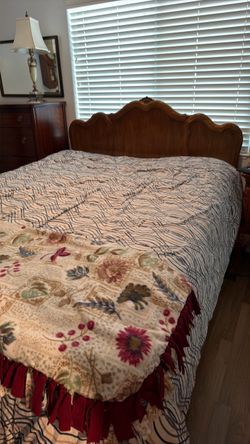 Queen mattress and Headboard