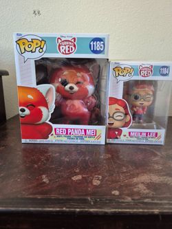 Turning Red Funko pops bundle