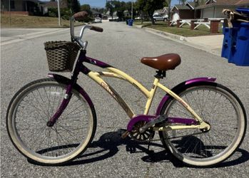 Beach cruiser for kids girl boy lady woman