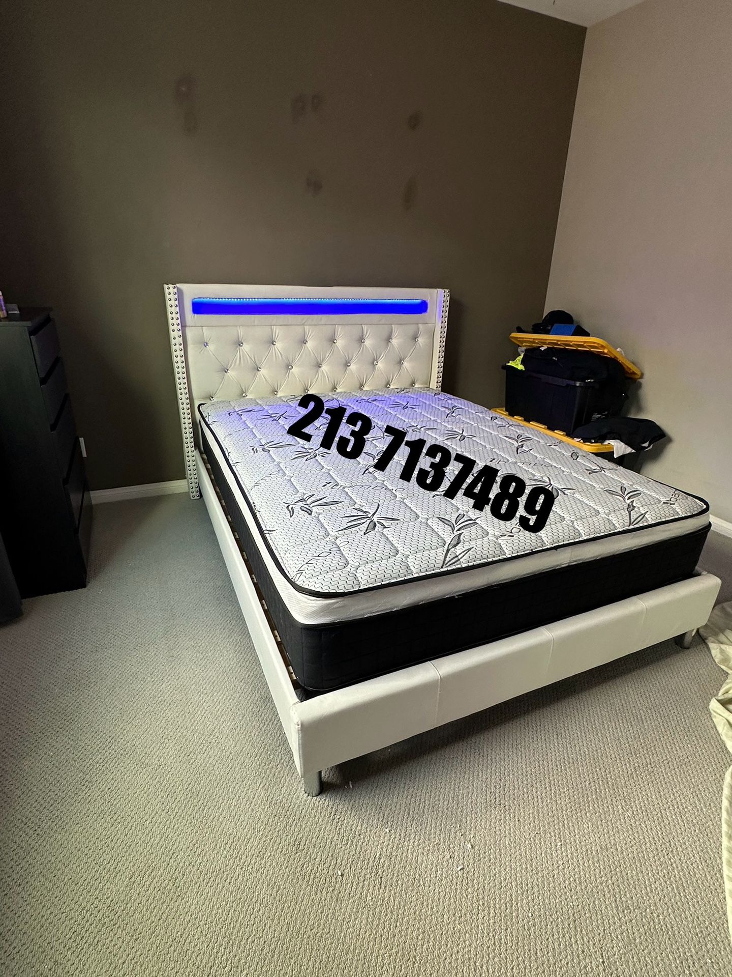 Queen Size Mattress Pillow Top 12” Thick.  