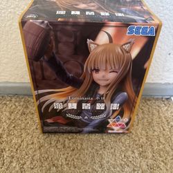 Merchant Meets the Wise Wolf Figure