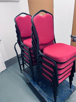 Steel frame banquet chairs
