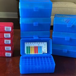 EMPTY Plastic Ammo Storage Boxes