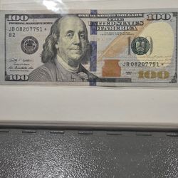 $100 star note 