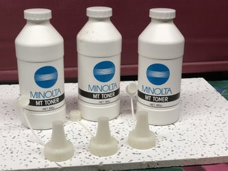 Genuine Minolta/Konica Toner 1-6 Bottles