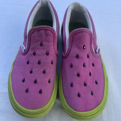 Kids Vans Size 13.5 Watermelon, Preowned 
