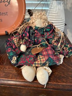 House of Lloyd "Raggedy Angel" Cloth Doll Christmas Holiday