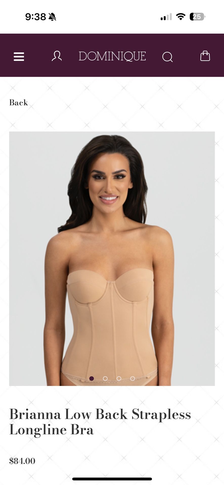 NEW Dominique Apparel Nude Corset