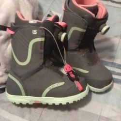 Size 10 Burton BOA Starstruck Snowboard Boots 