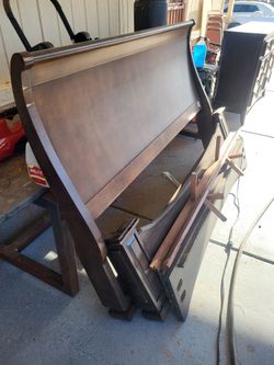 King size bed fram and dresser