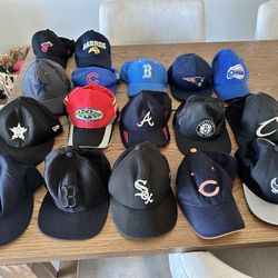 Sports Hats Collection - All Nice Condition! 