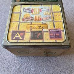 1920'S-30'S RARE NATIONAL BISCUIT/NABISCO CRACKER STORE DISPLAY W/LID - $100