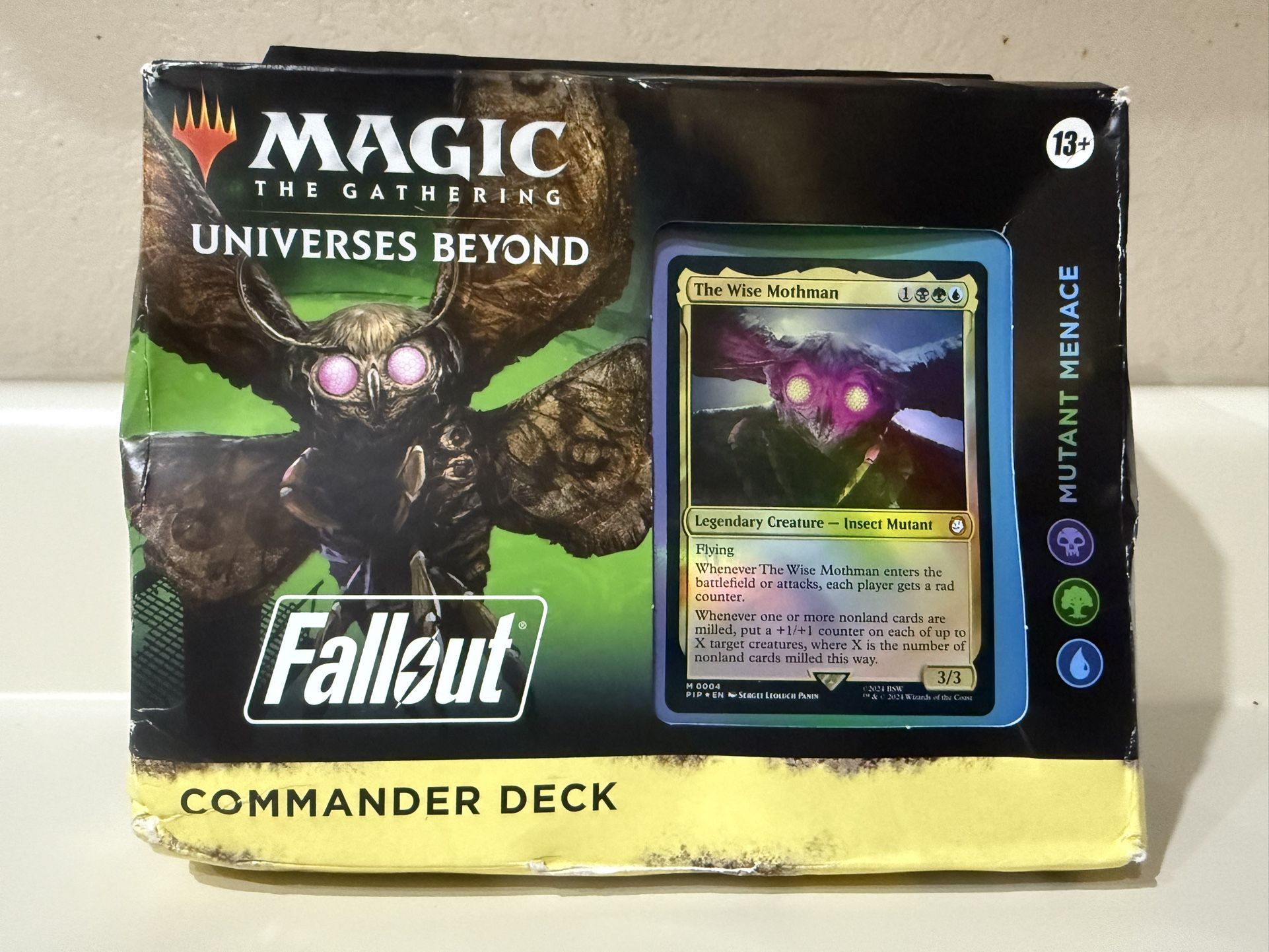 MTG Universes Beyond Fallout Mutant Menace Commander Deck! Magic The Gathering