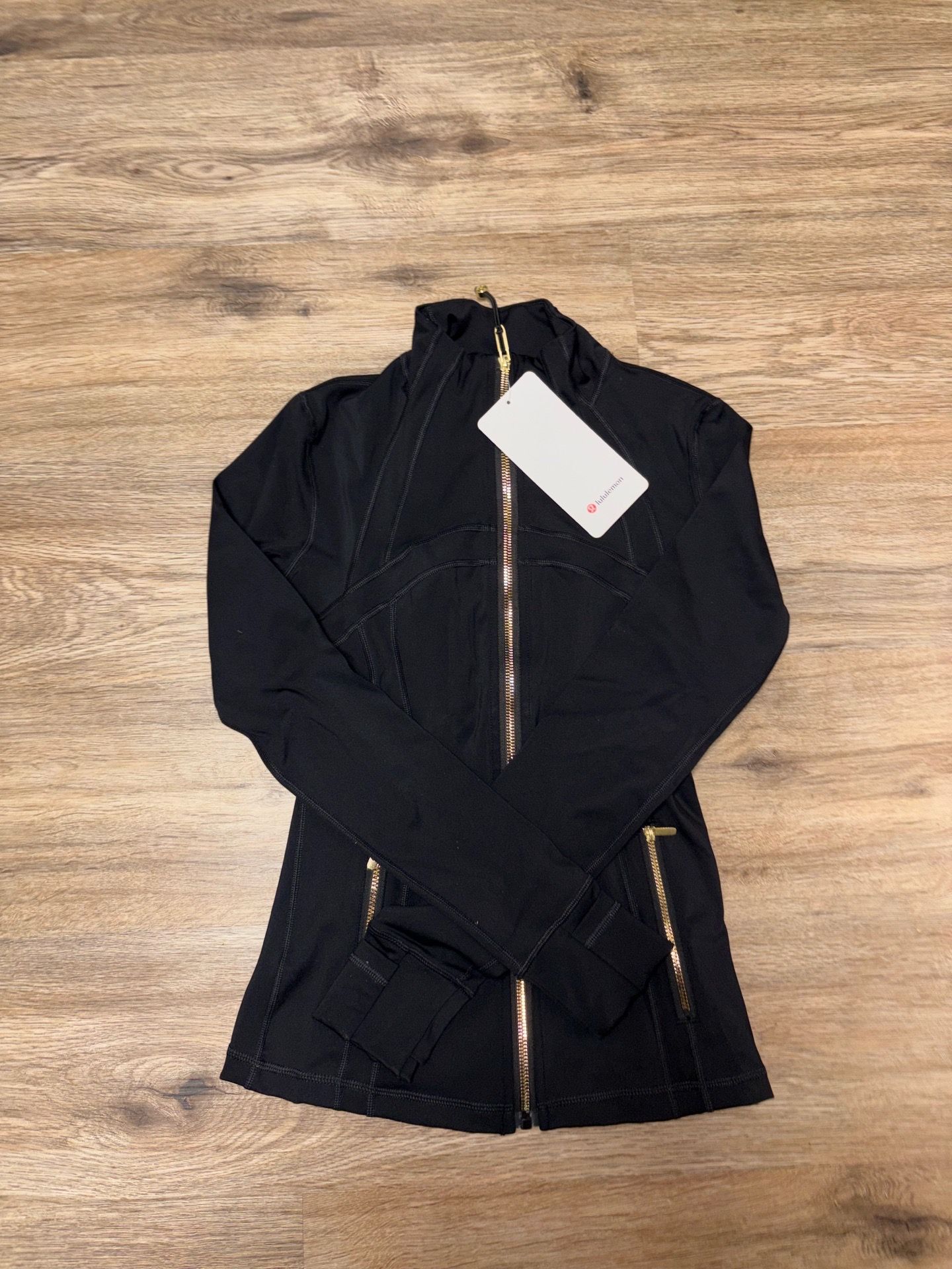 Lululemon black Ebb To Train Jacket Size 4