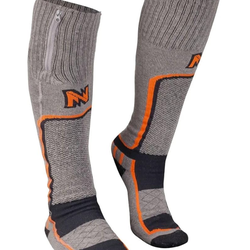 Mobile Warming Premium Merino Wool Heated Socks w Wireless Remote Control - Anti-Odor, Moisture Wicking, Unisex Men Women