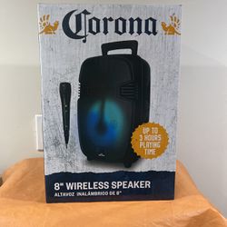 Corona 8” Wireless Speaker Bluetooth